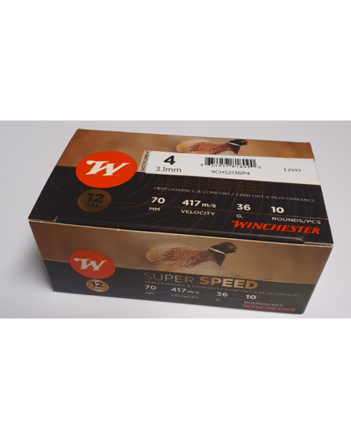 Winchester Superspeed 36g 12/70 no:4 (3.1mm) 10kpl | winchester ammunition super speed 12 70