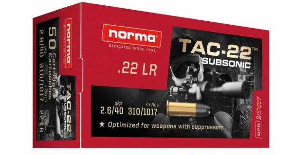 Norma .22 LR TAC-22, Subsonic 2,6g | normqa tac 22 subsonic