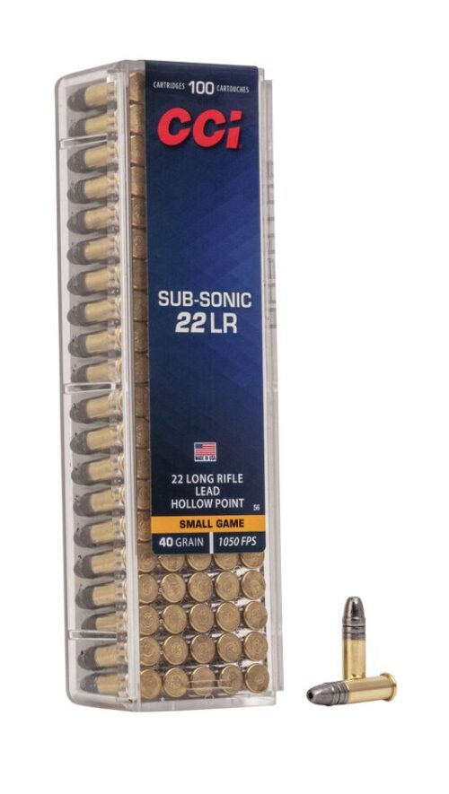 CCI 22LR Subsonic HP 2,6g/40gr pienoiskiväärinpatruuna 100kpl/rs | cci 22lr