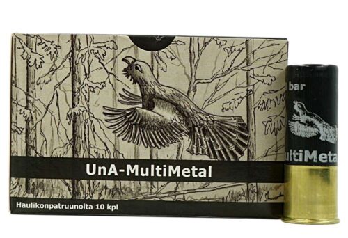 UnA-MultiMetal patruuna, 12/70, 28g, haulikoko 7+2, 10kpl/rs | multi metal