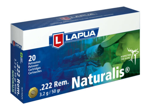 .222 Rem patruuna, Lapua Naturalis, N566 3,2 g / 50 gr. | lapua naturalis 222